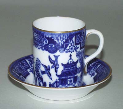 Miniature Coffee Can and Saucer c1909